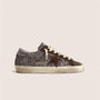Golden Goose Super Star Shoes  Silver Heel All Silver Glitter